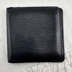 AUTHENTIC Louis Vuitton Marco Wallet. Black.